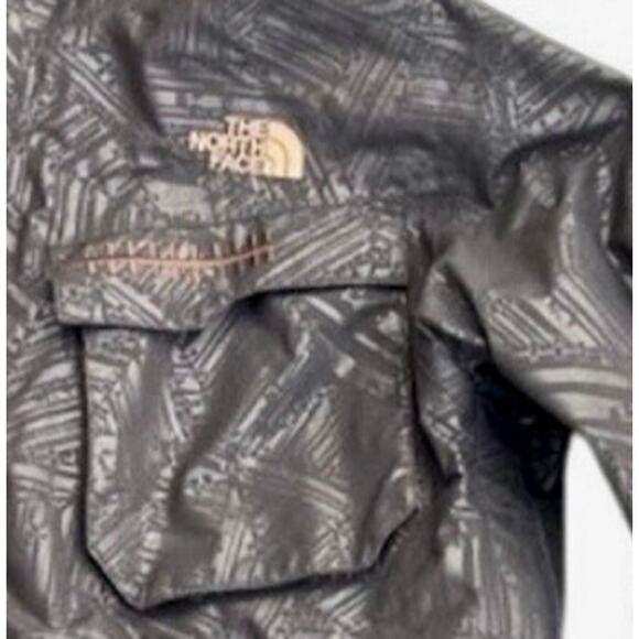 The North Face Cryptic Jacket Gore Tex RECCO Skeleton Crow Print RARE Mens L VTG - Picture 2 of 11
